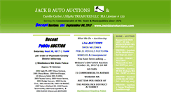 Desktop Screenshot of jackbautoauctions.com
